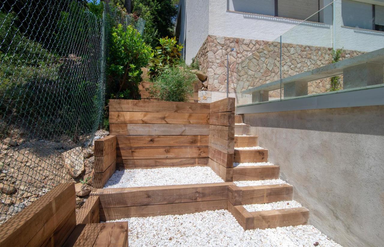 Ferienwohnung La Vie En Rouge Sa Riera Duplex, Private Parking Begur Exterior foto