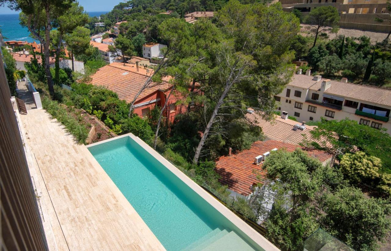 Ferienwohnung La Vie En Rouge Sa Riera Duplex, Private Parking Begur Exterior foto